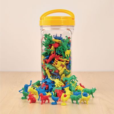 ANIMAL COUNTERS IN JAR