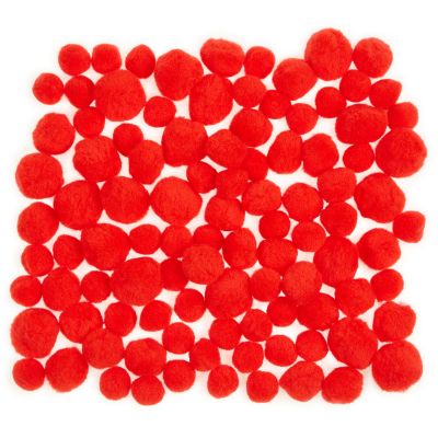 POMPOMS RED