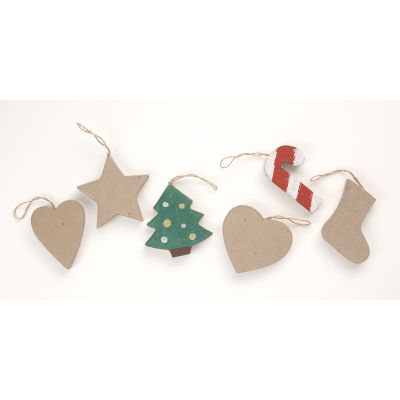 CHRISTMAS ORNAMENTS PACK 6