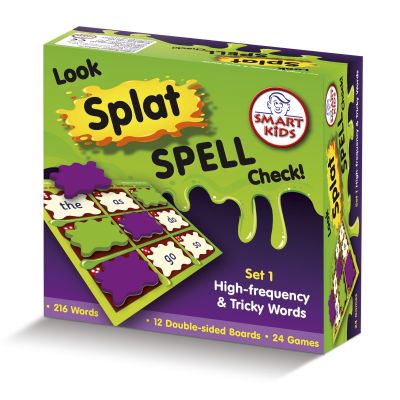 LOOK SPLAT SPELL CHECK BOARD GAMES KS1