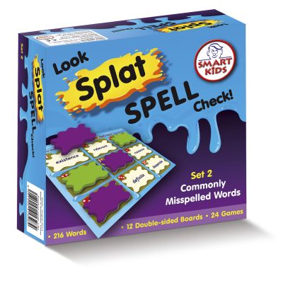 LOOK SPLAT SPELL CHECK BOARD GAMES KS2