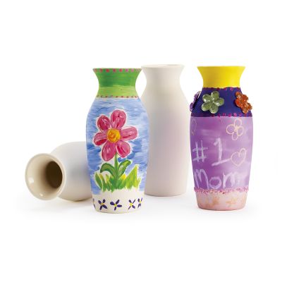 DECORATIVE CERAMIC VASES - SET OF 12