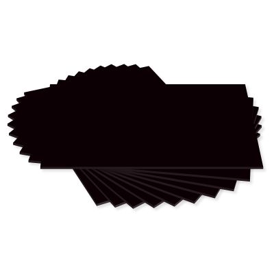 BLACK MOUNT CARD 250 X 350MM P100