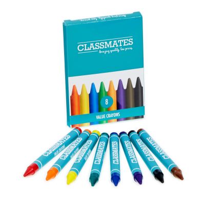 VALUE CRAYONS PACK OF 8