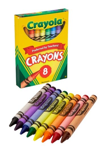 CRAYOLA CRAYONS PACK OF 8