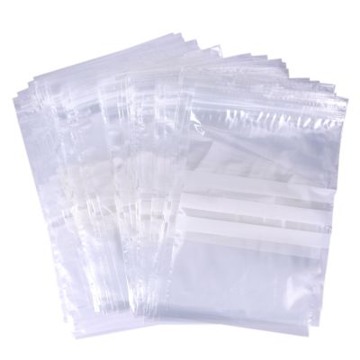 RESEALABLE POLY BAG WRITE ON 203 X 279MM