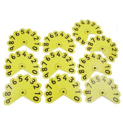 NUMBER FANS 0-9 PACK OF 10