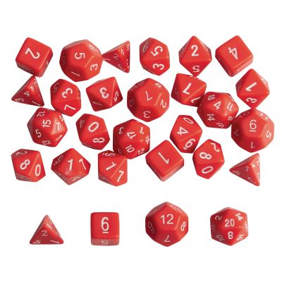 POLYHEDRON NUMBER DICE PK 35