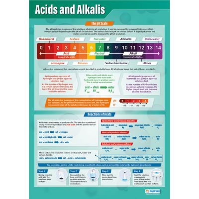 ACIDS AND ALKALIS POSTER