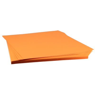 230MICRON COLOURED CARD 520X640MM ORANGE