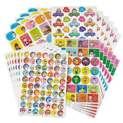 MEGA PACK OF PRIMARY STICKERS