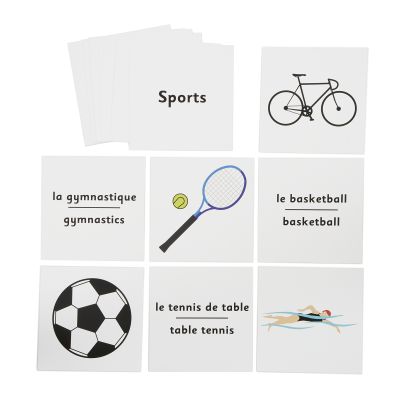 FRENCH DICE CARDS - SPORTS