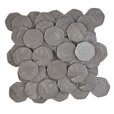 50P COINS PK100