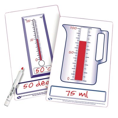 TEACHERS A3 MEASURE DRY WIPE BOARD