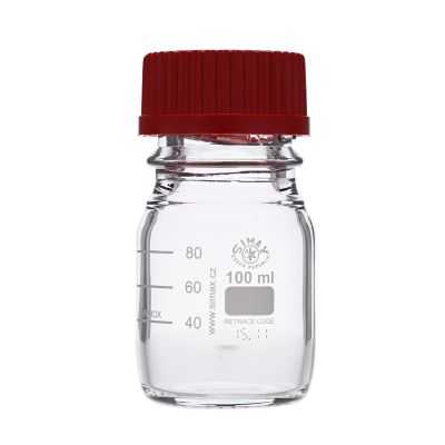 SIMAX BOTTLE 100ML PTFE LINED CAP