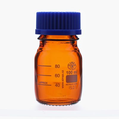 SIMAX REAGENT BOTTLE AMBER 100ML