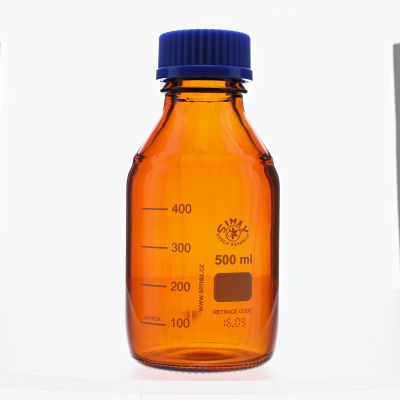 SIMAX REAGENT BOTTLE AMBER 500ML