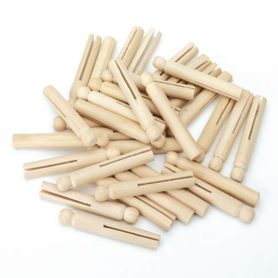 PLAIN CRAFT PEGS X 24 PACK