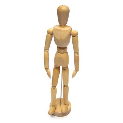 WOODEN MALE MANIKIN 12