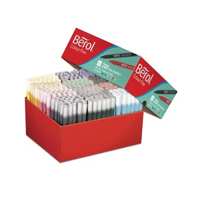 BEROL COLOURFINE PENS 288 ASSORTED