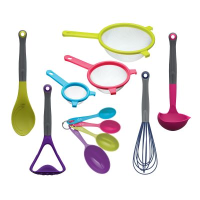 BRIGHT MESSY PLAY UTENSILS SET