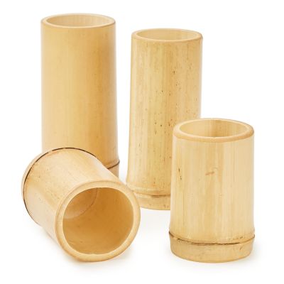 BAMBOO CUPS X 4