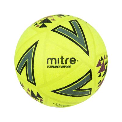 MITRE ULTIMATCH INDOOR FBALL YELBLK SZ4