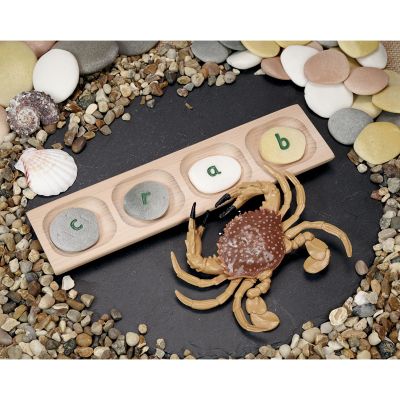 4-PEBBLE WORD-BUILDING TRAY