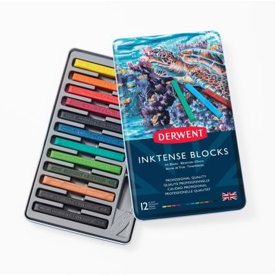 DERWENT INKTENSE BLOCK TIN 12