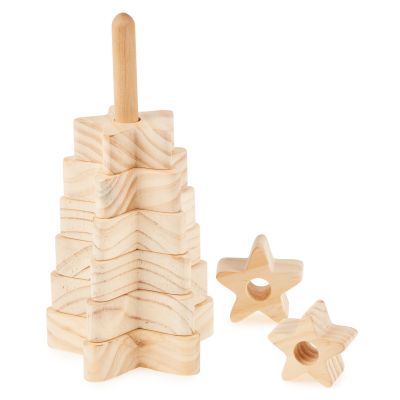 WOODEN STACKER - STAR