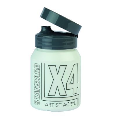 X4 STNDRD ACRYL 500ML TITANIUM WHITE