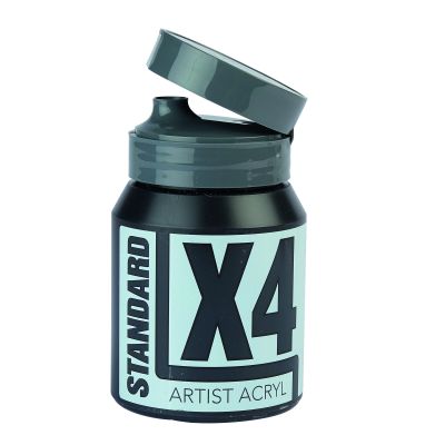 SC X4 STANDARD ACRYL 500ML IVORY BLACK