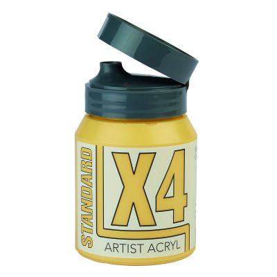 X4 STNDRD ACRYL 500ML NAPLES YELLOW DEEP