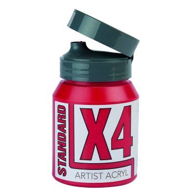 SC X4 STANDARD ACRYL 500ML CARMINE