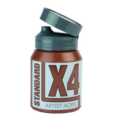 SC X4 STANDARD ACRYL 500ML BURNT UMBER