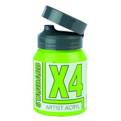 SC X4 STANDARD ACRYL 500ML YELLOW GREEN