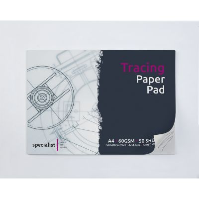 SC TRACING PAPER PAD A4 60GSM 50 SHEETS