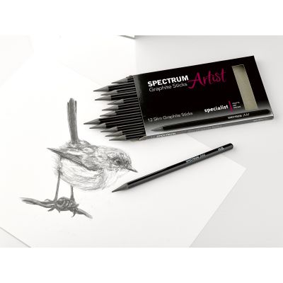 SPECTRUM SLIM GRAPHITE STICK PK12 ASRTD