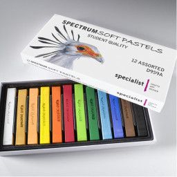 SPECTRUM SOFT PASTELS PK12 ASRTD COLOURS