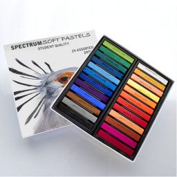 SPECTRUM SOFT PASTELS PK24 ASRTD COLOURS