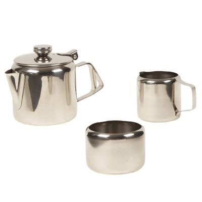 METAL TEA MILK SUGAR SET