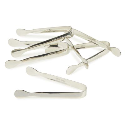 MINIATURE METAL TONGS PK 5