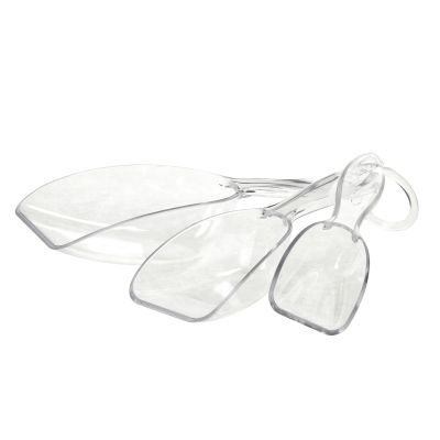 TRANSPARENT SCOOPS PK 3