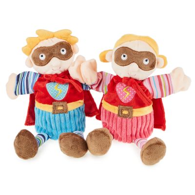 SUPERHERO PUPPETS 2PK