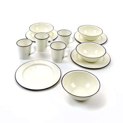 ENAMEL TABLEWARE SET