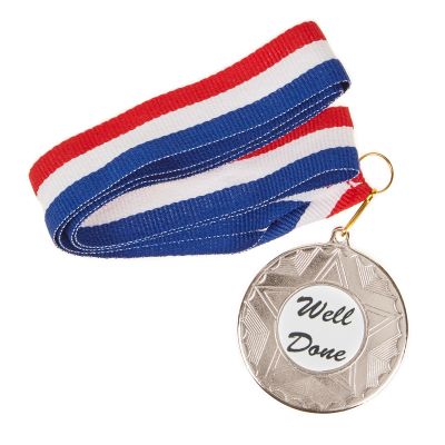 WELL DONE MEDAL ON RIBBON