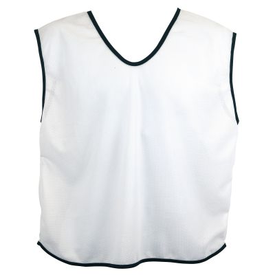 MESH TRAINING BIB ADULT WHITE