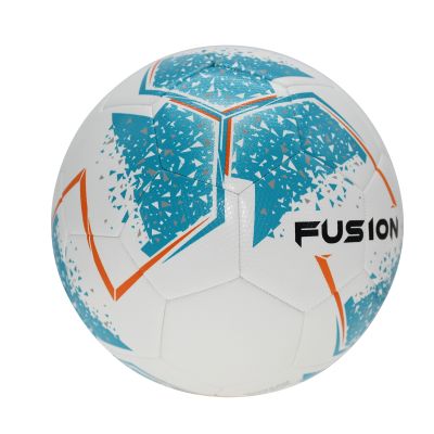 PRECISION FUSION FOOTBALL 3 WHT BLUE PK8