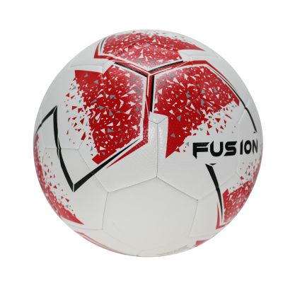 PRECISION FUSION FOOTBALL 3 WHT-RED PK8