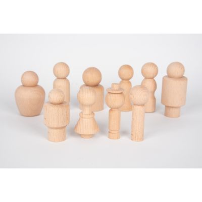 WOODEN COMMUNITY FIGURES